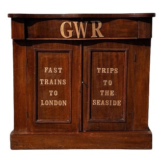 Small Vintage Victorian Cupboard For Sale