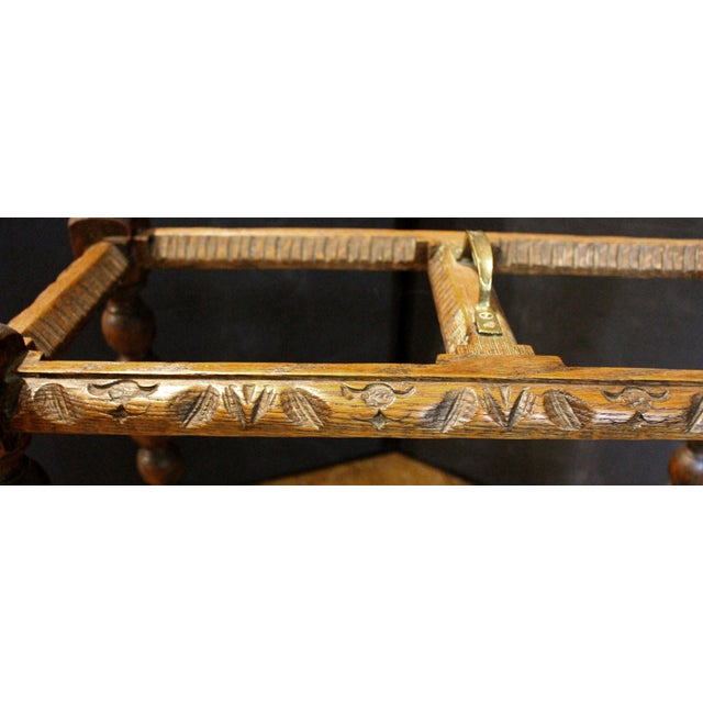 Circa 1880 Carved Oak English Umbrella & Stick Stand For Sale - Image 4 of 8