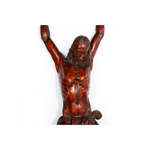17th Century Fine Carved Boxwood 17th Century Jansenist Corpus Christi For Sale - Image 5 of 18