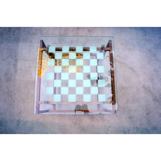1960s Mid-Century Modern Henning Norgaard for Komfort Teak and Glass Side Chess Game Table For Sale - Image 10 of 12