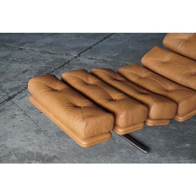 Lounge Chair in Cognac Leather by Ric Deforche for Gervan, Belgium, 1970s For Sale - Image 3 of 10