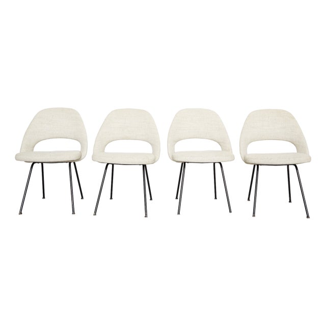NR 72 Conference Chairs by Eero Saarinen for Knoll, 1950s, Set of 4 For Sale