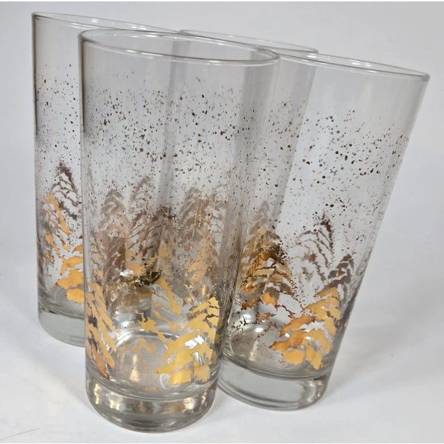 Gold Christmas Dansk Tumblers- Set of Four For Sale - Image 10 of 14