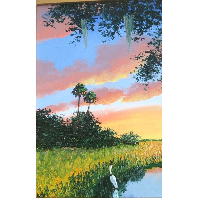 "Sunrise" - Original Signed Oil on Canvas by Mark Stanford, Premier Contemporary Artist For Sale - Image 9 of 13