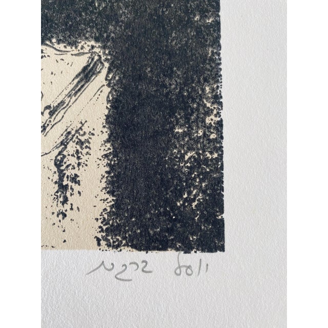 Yosl Bergner, Israeli Expressionist Yosl Bergner Modernist Lithograph For Sale In Miami - Image 6 of 9
