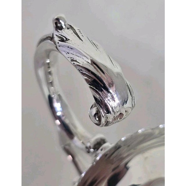 Mid-Century Britannia Standard Silver Gravy Boat, Dublin, 1968 For Sale - Image 4 of 13