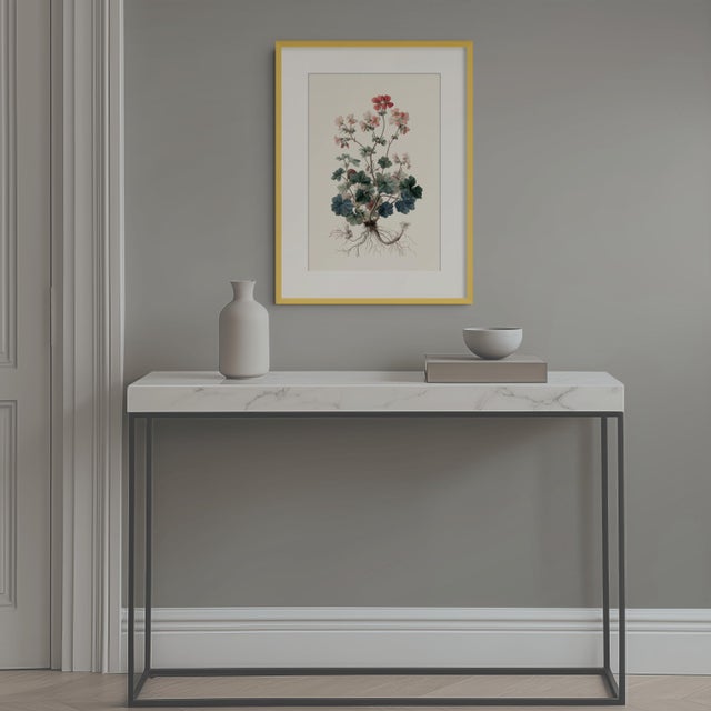 Botanical Study of Robert's Geranium with Root System – Fine Art Print This museum-quality fine art print reproduces an...