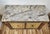 Vintage French Style Hand Painted Marble Top Buffet Server Bar For Sale - Image 9 of 16