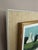 Mid-Century Modern 'Red Cabin by the Shore' Swedish Landscape Oil Painting, Framed For Sale - Image 4 of 13