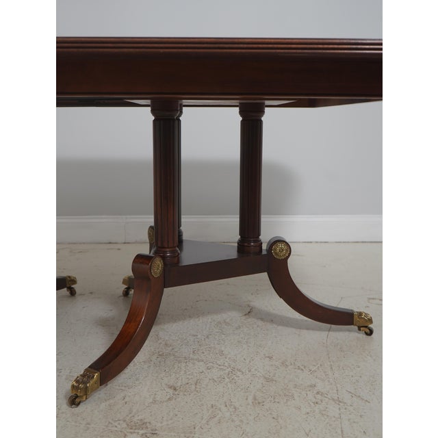 Henkel Harris Model 2276 Mahogany Dining Room Table For Sale In Philadelphia - Image 6 of 18