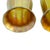 Art Nouveau Pair of Antique Steuben Gold Aurene Tulip Shaped Art Glass Shades C1920 For Sale - Image 3 of 7