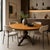 Oak Dining Table with Central Pedestal For Sale - Image 9 of 14
