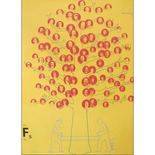 2007 Contemporary Silkscreen Poster, "Family Tree" For Sale