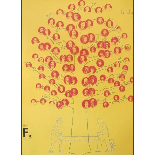 2007 Contemporary Silkscreen Poster, "Family Tree" For Sale
