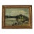 Late 19th Century American School Oil Landscape Painting River Scene For Sale