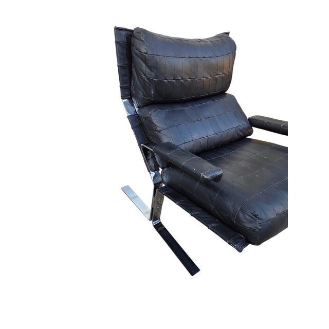 Mid-Century Modern Late 20th Century Lounge Chair Armchair Attributed to Richard Hersberger Pace For Sale - Image 3 of 18