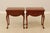 1990s Pair Stickley Cherry Drop Lead Living Room End Tables For Sale - Image 5 of 18