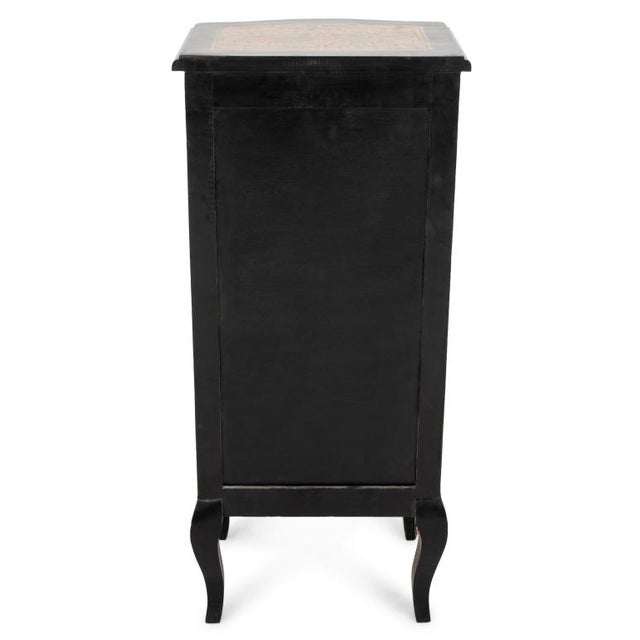 Wood Napoleon III Style Faux Boulle Commode For Sale - Image 7 of 7