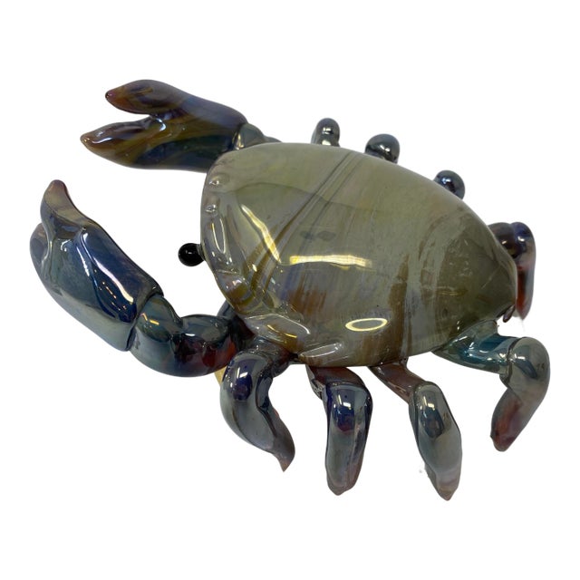Murano Glass Crab by Oscar Zanetti For Sale