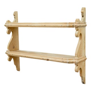 Scandinavian Pine Wall Shelves, 1860 For Sale