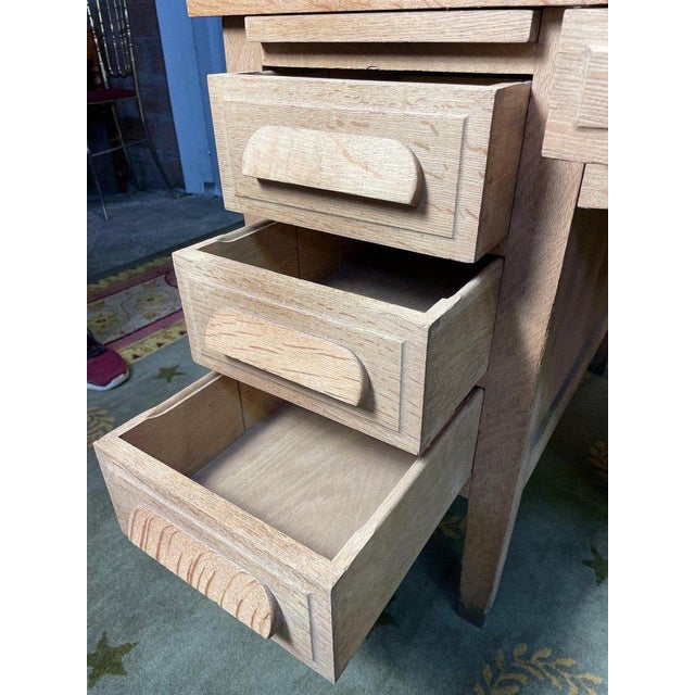 Administrative Desk in Oak For Sale - Image 10 of 11