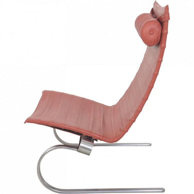 PK20 Chair in Red Leather by Poul Kjærholm, 1987 For Sale - Image 11 of 16