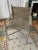 Taupe Vintage Maison Jansen Style, Campaign Pace Director Arm Chair, Suede Leather Chrome and Brass For Sale - Image 8 of 11