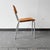 Mid-Century Aluminium Chair with Orange Fabric For Sale - Image 9 of 18