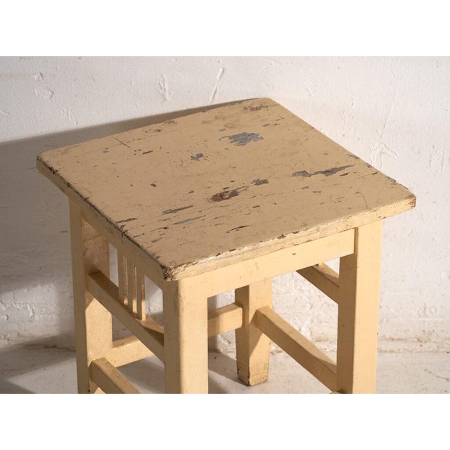 Bedside Tables in Pine Wood, Central Europe, 1940, Set of 2 For Sale - Image 8 of 11