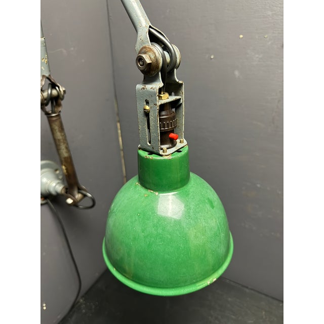 Large Industrial Wall Lamp by John Dugdill & Co, 1930s For Sale - Image 4 of 9