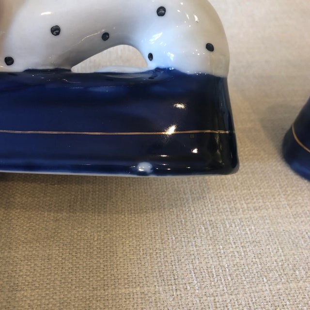 English Staffordshire Dalmatian Figurines - a Pair For Sale - Image 3 of 6