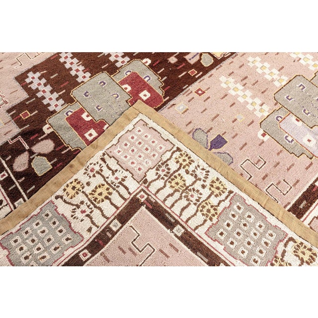 Modern Swedish Flossa Pile Rug by Doris Leslie Blau For Sale In New York - Image 6 of 7