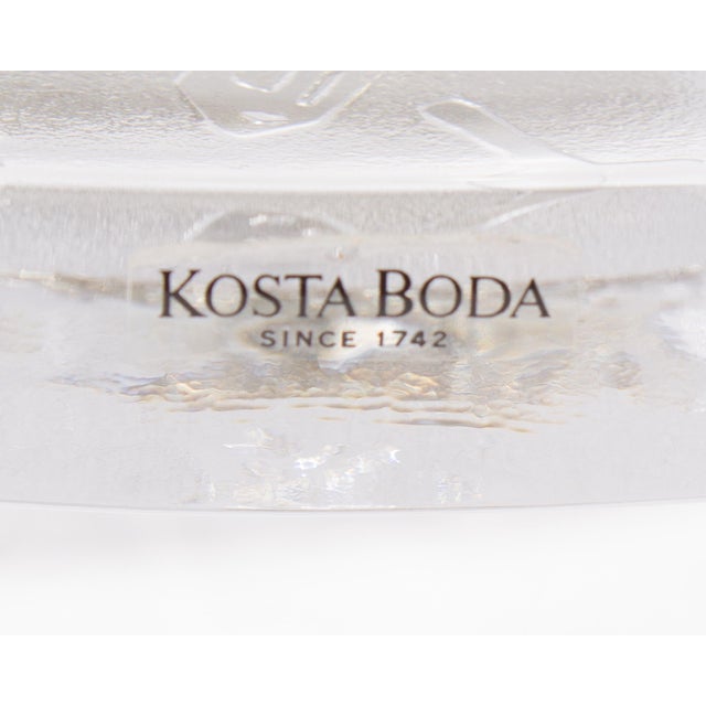 Glass Domino Series Glass Dish by Bertil Vallien for Kosta Boda For Sale - Image 7 of 8