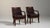 Early 20th Century Empire Red Wood Pair of Club Chairs For Sale - Image 11 of 12