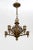 Early 20th Century Metalwork Radial Webs Chandelier For Sale - Image 10 of 10