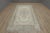 1950s Turkish Vintage Handmade Floral Desing Vintage White Oushak Wool Area Rug For Sale - Image 13 of 13