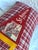 Description: Vintage St Augustine, Florida Felt Pennant from around the 1960s. Unknown Date. New red plaid woven cotton...