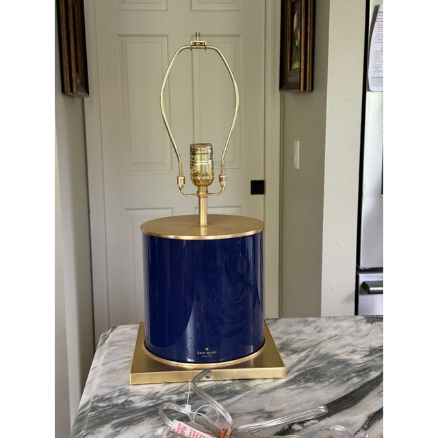 Metal Estate Kate Spade Lamp For Sale - Image 7 of 11