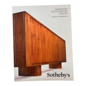 Sotheby's Important 20th C. Design New York 17 Dec 2014 Auction Catalogue