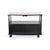 Black Vintage Black TV Lowboard on Wheels For Sale - Image 8 of 8