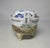 Beautiful incense burner from the Edo period. Made of Hirado porcelain with a pierced blue and white lid and signature...