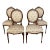 Set of Four 19th Century French Louis XVI Walnut Chairs For Sale