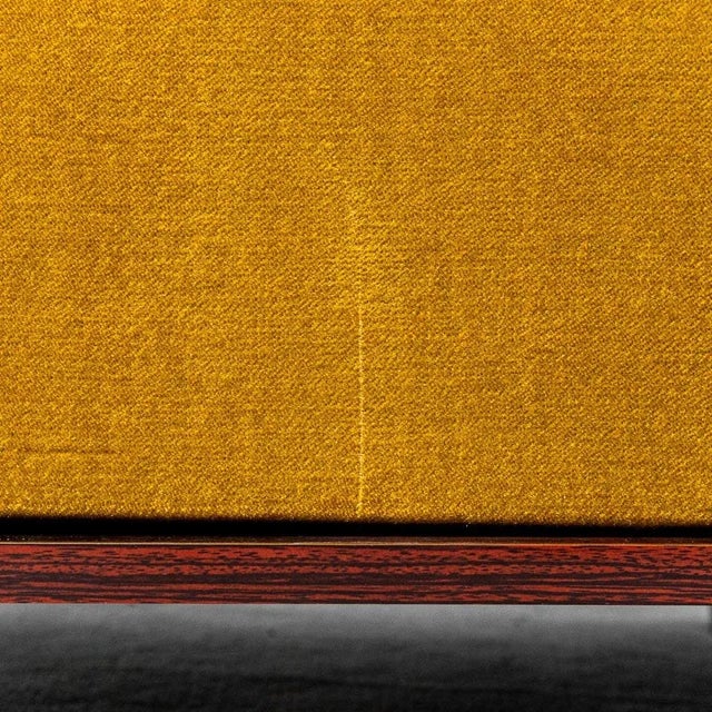 Wooden and Fabric Bookcase Cabinet, 1960s For Sale - Image 12 of 13