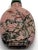 1980s Vintage Pink Rhodonite Snuff Bottle With Dragon Carving For Sale - Image 5 of 10