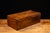 Late 19th or early 20th century wooden writing box or lap desk. This piece features richly stained walnut on the exterior...