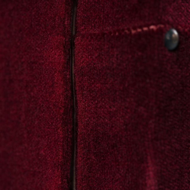 Vintage Dutch Art Deco Chairs in Red Velvet, 1920s, Set of 2 For Sale - Image 13 of 18