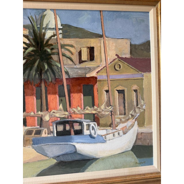 Coastal Original Oil on Canvas. By William Buffett For Sale - Image 3 of 5