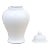 Asian White Glazed Porcelain Vase For Sale