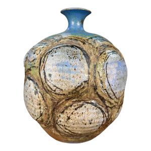 Mid Century California Studio Pottery Vase Weed Pot by Don Jennings