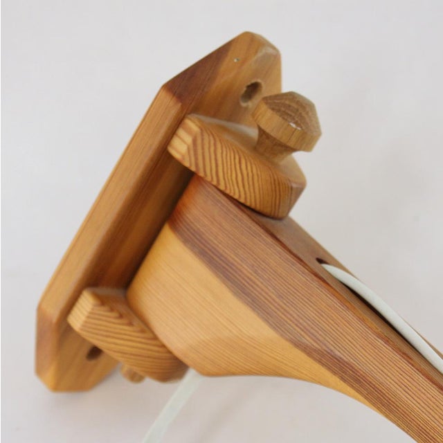 Staken Wall Lamp by Carl Malmsten, 1950s For Sale - Image 4 of 5